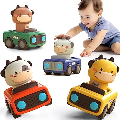 Push-and-Go Animal Fleet